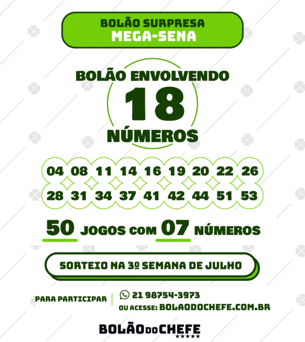 Bolão Surpresa Mega-Sena